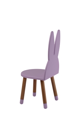 صندلی عروسکی خرگوش (بنفش-صورتی)