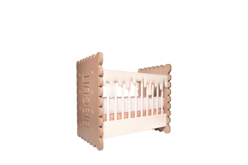 خرید تخت نوزاد بیسکوئیت